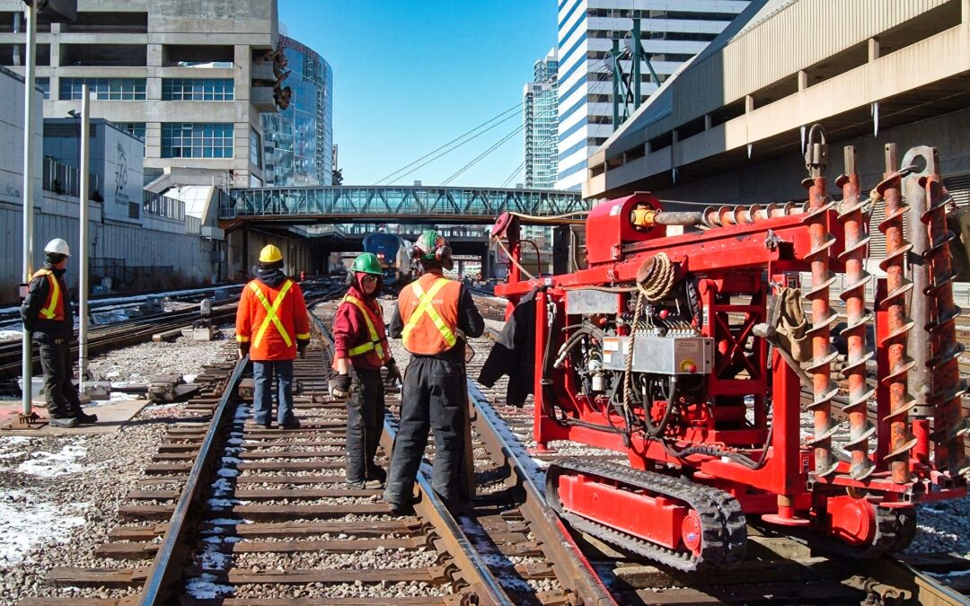 Working Along the Railways: Limited Access Drilling in Action